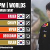 S15世界赛分均输出：Faker唯一破900 前五全是LCK选手